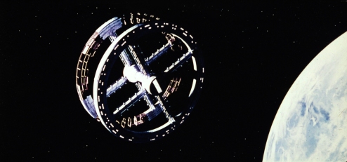 Space Station V in orbit of Earth - 2001: A Space Odyssey 1968